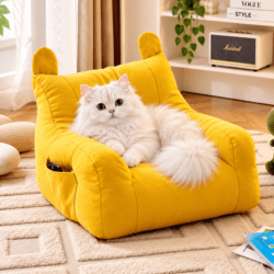 Cozy cat bed for comfort