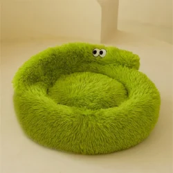 Cozy Cat Bed – Plush Calming Donut Cat Bed for Indoor Cats, Soft Fluffy Pet Nest for Sleeping, Lounging and Relaxation 22 S167a33126436494ca0616df6005e0cf33