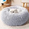 Cozy Cat Bed – Plush Calming Donut Cat Bed for Indoor Cats, Soft Fluffy Pet Nest for Sleeping, Lounging and Relaxation 12 Cozy Cat Bed – Plush Calming Donut Cat Bed for Indoor Cats, Soft Fluffy Pet Nest for Sleeping, Lounging and Relaxation - Image 12