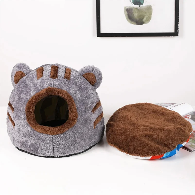 Cozy Cat Bed Cave – Plush Covered Cat Bed for Indoor Cats, Warm and Comfortable Cat Hideaway for Sleeping, Napping and Relaxation 4 Cozy Cat Bed Cave – Plush Covered Cat Bed for Indoor Cats, Warm and Comfortable Cat Hideaway for Sleeping, Napping and Relaxation - Image 4