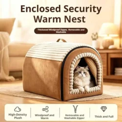 Cozy Cat Cave House