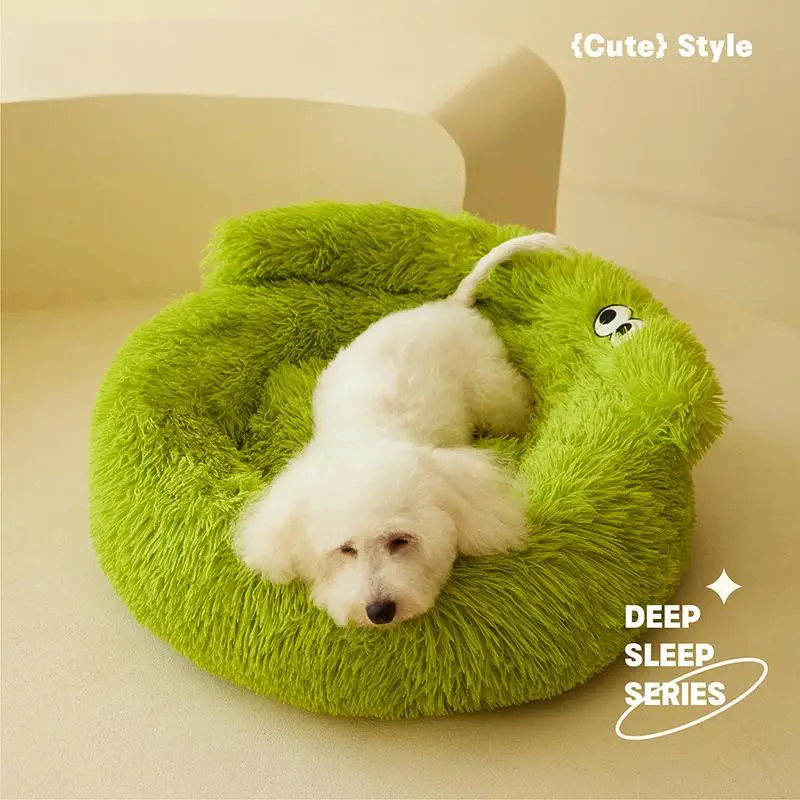 Cozy Cat Bed – Plush Calming Donut Cat Bed for Indoor Cats, Soft Fluffy Pet Nest for Sleeping, Lounging and Relaxation 5 Cozy Cat Bed – Plush Calming Donut Cat Bed for Indoor Cats, Soft Fluffy Pet Nest for Sleeping, Lounging and Relaxation - Image 5