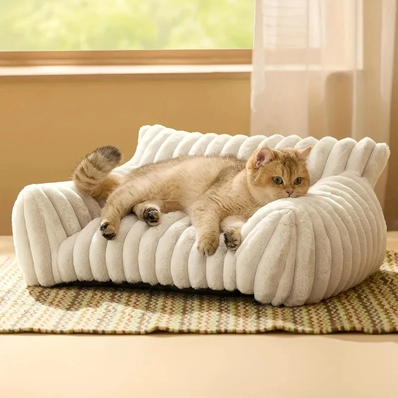 Cozy Cat Bed – Plush Calming Cat Bed for Indoor Cats, Soft Comfortable Pet Bed for Sleeping, Lounging and Relaxation 4 Cozy Cat Bed – Plush Calming Cat Bed for Indoor Cats, Soft Comfortable Pet Bed for Sleeping, Lounging and Relaxation - Image 4