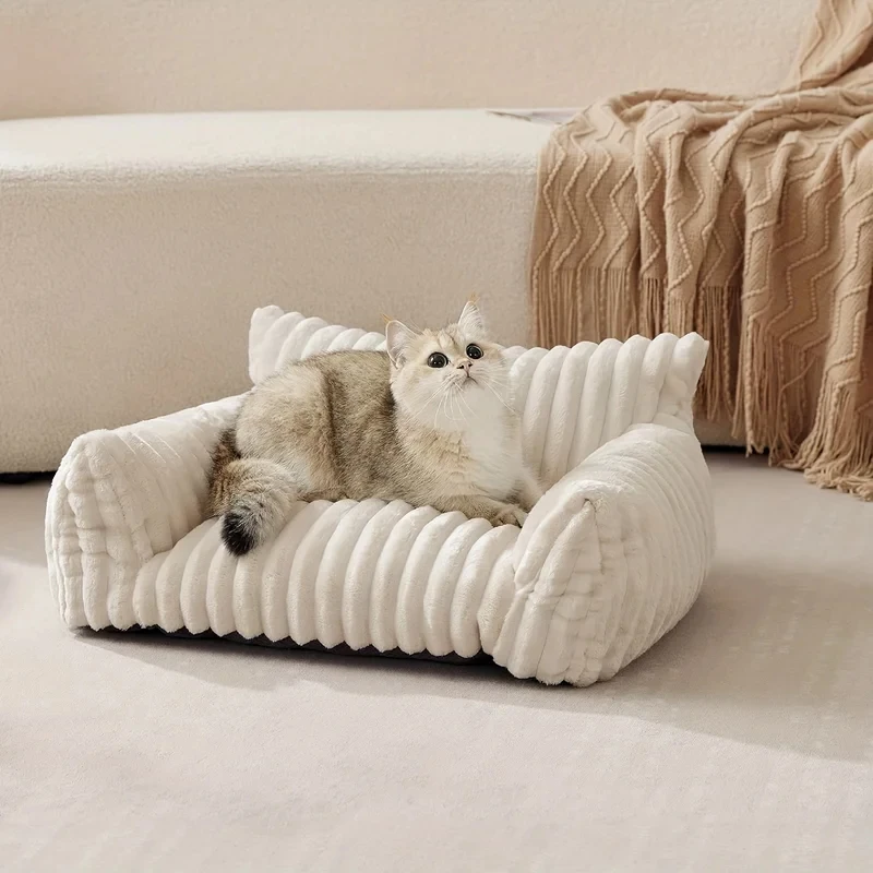 Cozy Cat Bed – Plush Calming Cat Bed for Indoor Cats, Soft Comfortable Pet Bed for Sleeping, Lounging and Relaxation 5 Cozy Cat Bed – Plush Calming Cat Bed for Indoor Cats, Soft Comfortable Pet Bed for Sleeping, Lounging and Relaxation - Image 5