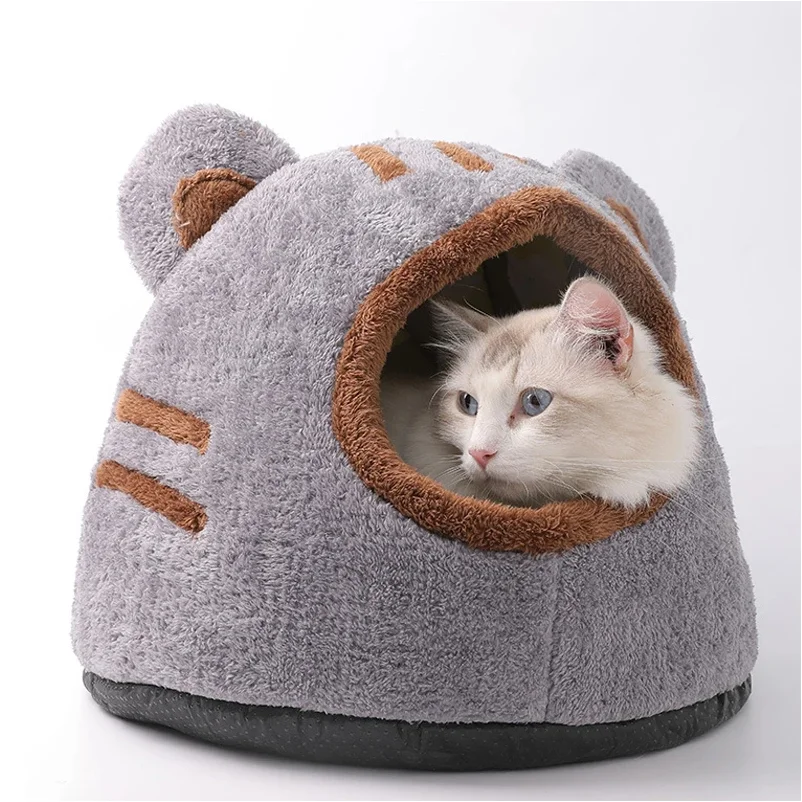 Cozy Cat Bed Cave – Plush Covered Cat Bed for Indoor Cats, Warm and Comfortable Cat Hideaway for Sleeping, Napping and Relaxation 6 Cozy Cat Bed Cave – Plush Covered Cat Bed for Indoor Cats, Warm and Comfortable Cat Hideaway for Sleeping, Napping and Relaxation - Image 6