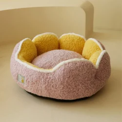 Cozy Cat Bed – Plush Calming Donut Cat Bed for Indoor Cats, Soft Fluffy Pet Nest for Sleeping, Lounging and Relaxation 20 Sd041b735e05940da8bf12bc104e8943e9