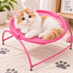 elevated cozy cat lounger 1 1
