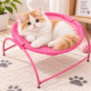 elevated cozy cat lounger