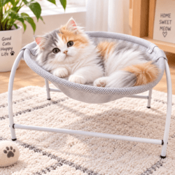 elevated cozy cat lounger 3